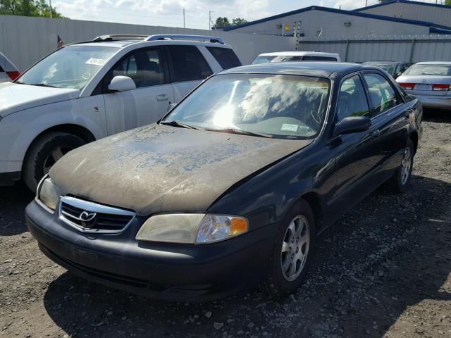 1YVGF22C725306807 - 2002 MAZDA 626 LX GREEN photo 2