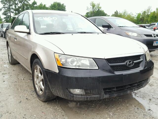 5NPEU46C06H168283 - 2006 HYUNDAI SONATA GLS TAN photo 1