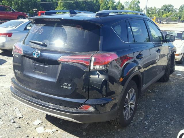 JTMRJREV6JD165848 - 2018 TOYOTA RAV4 HV LE BLUE photo 4