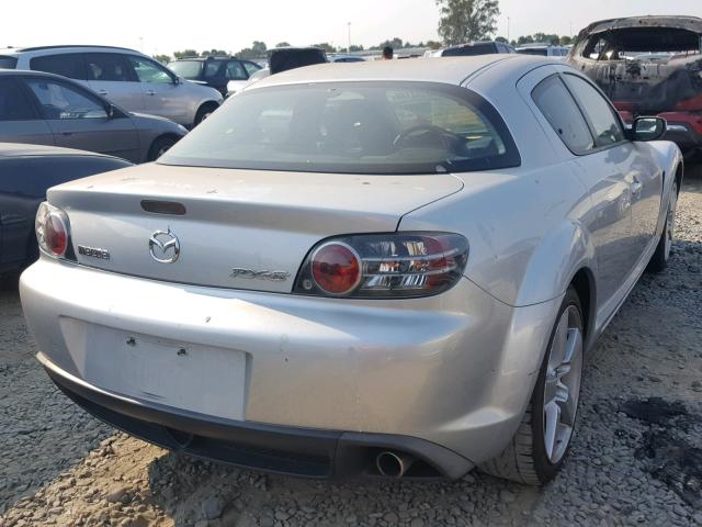 JM1FE17N250146197 - 2005 MAZDA RX8 SILVER photo 4