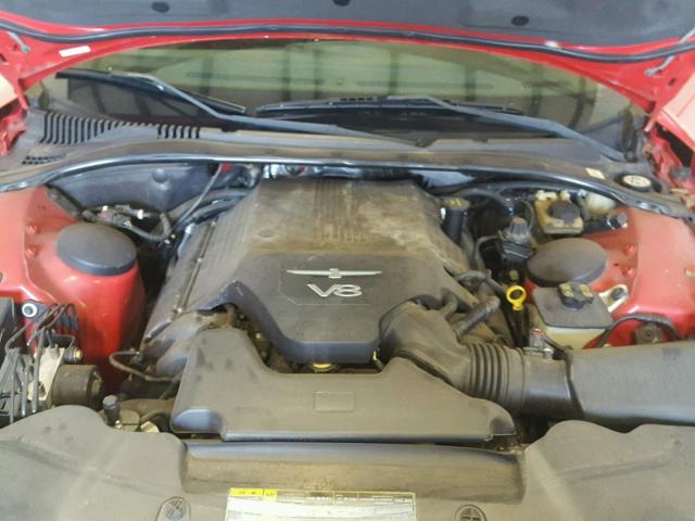 1FAHP60A65Y106333 - 2005 FORD THUNDERBIR RED photo 7