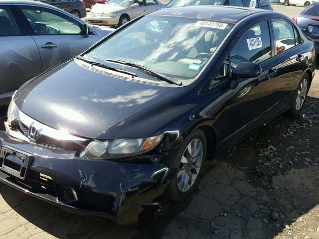 2HGFA1F98AH536907 - 2010 HONDA CIVIC EXL 黑色 照片 2