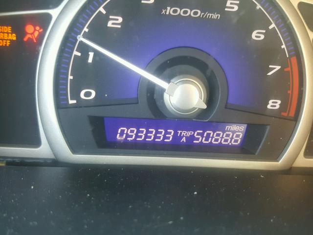 2HGFA1F98AH536907 - 2010 HONDA CIVIC EXL 黑色 照片 8