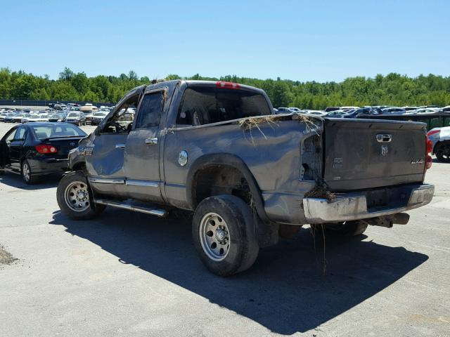 3D7KS28A48G152680 - 2008 DODGE RAM 2500 S GRAY photo 3