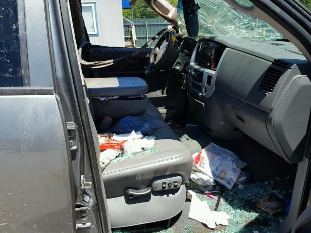 3D7KS28A48G152680 - 2008 DODGE RAM 2500 S GRAY photo 5