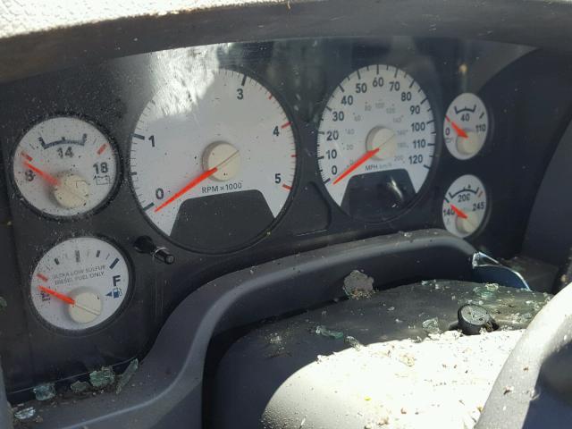 3D7KS28A48G152680 - 2008 DODGE RAM 2500 S GRAY photo 8