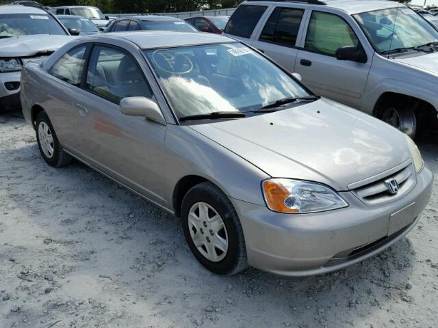 1HGEM22503L046799 - 2003 HONDA CIVIC LX SILVER photo 1