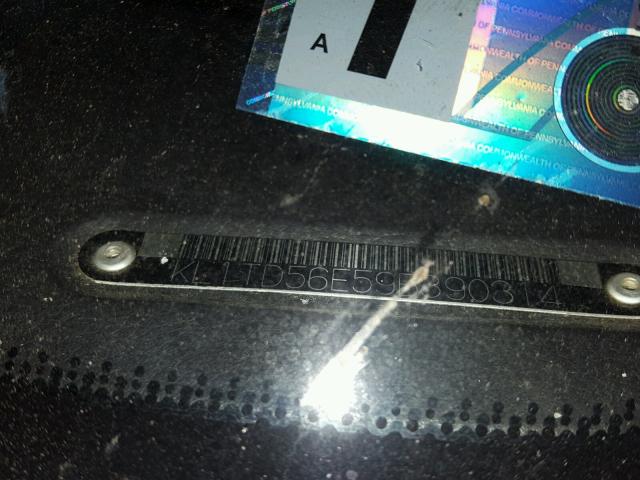 KL1TD56E59B390314 - 2009 CHEVROLET AVEO LS GRAY photo 10