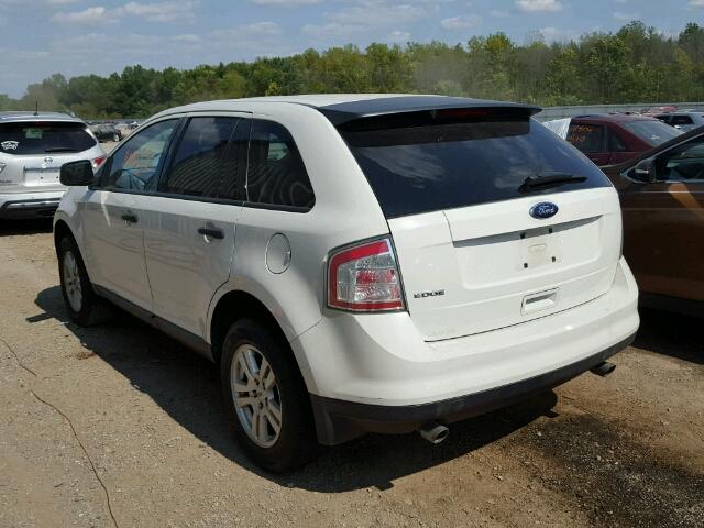 2FMDK36C29BA49478 - 2009 FORD EDGE WHITE photo 3