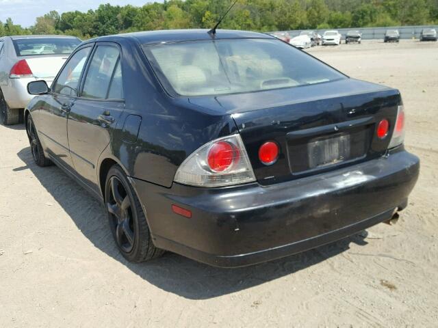 JTHBD182310013110 - 2001 LEXUS IS BLACK photo 3