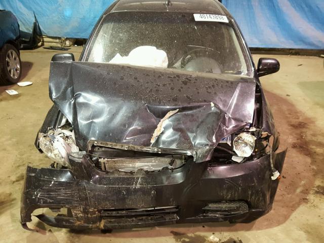 KL1TD5DE8BB198393 - 2011 CHEVROLET AVEO LS BLACK photo 7