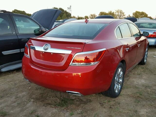 1G4GC5E38DF313205 - 2013 BUICK LACROSSE RED photo 4