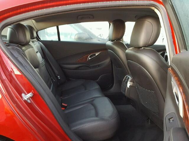 1G4GC5E38DF313205 - 2013 BUICK LACROSSE RED photo 6