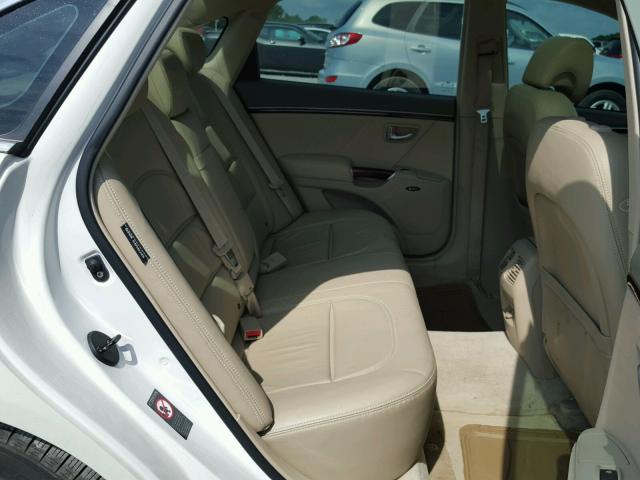 KMHFC46F06A084405 - 2006 HYUNDAI AZERA SE WHITE photo 6