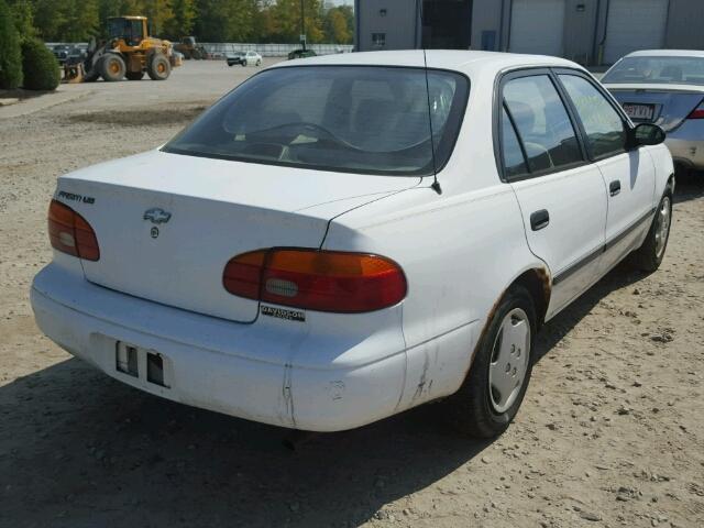 1Y1SK5288XZ409772 - 1999 CHEVROLET GEO PRIZM 白色 照片 4
