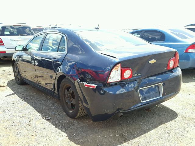 1G1ZG57B984244430 - 2008 CHEVROLET MALIBU LS ლურჯი ფოტო 3