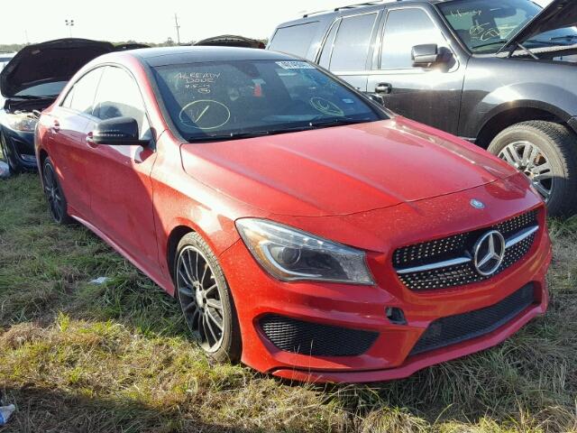 WDDSJ4EB3GN319807 - 2016 MERCEDES-BENZ CLA RED photo 1