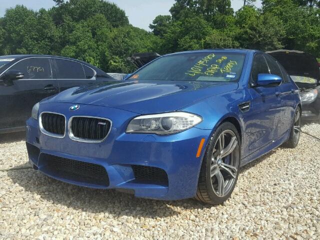 WBSFV9C5XDC773403 - 2013 BMW M5 BLUE photo 2