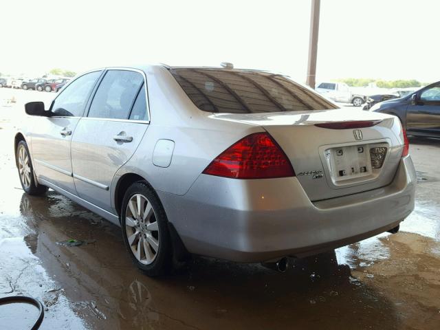 1HGCM66587A104569 - 2007 HONDA ACCORD EX SILVER photo 3