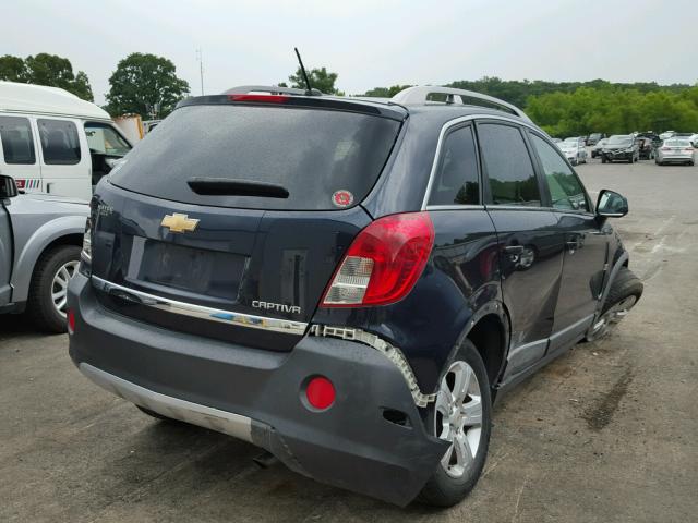 3GNAL2EK4ES588154 - 2014 CHEVROLET CAPTIVA LS 蓝色 照片 4