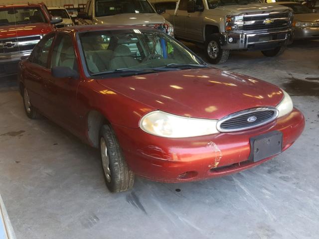 3FAFP66L8YM111131 - 2000 FORD CONTOUR SE BURGUNDY photo 1