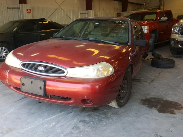 3FAFP66L8YM111131 - 2000 FORD CONTOUR SE BURGUNDY photo 2