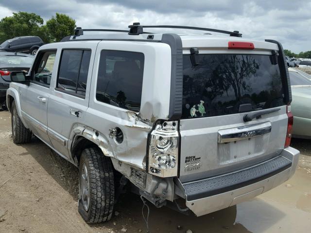 1J8HG58N77C683781 - 2007 JEEP COMMANDER GRAY photo 3
