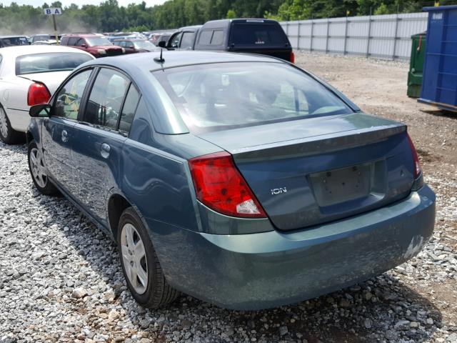 1G8AJ55F66Z144677 - 2006 SATURN ION LEVEL GREEN photo 3