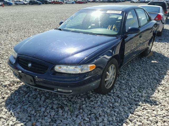 2G4WF5211W1451958 - 1998 BUICK REGAL GS BLUE photo 2