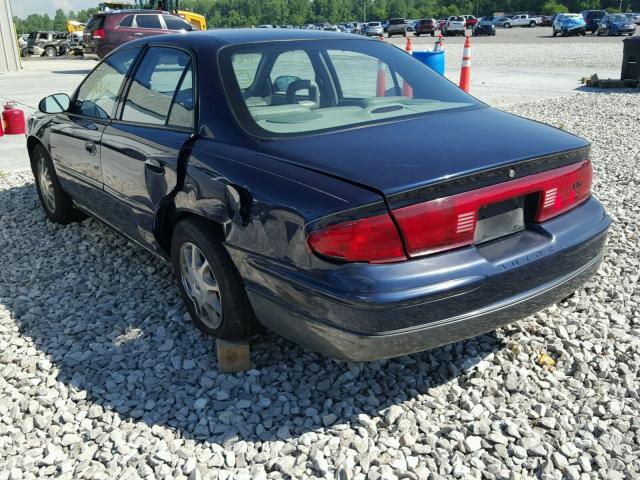 2G4WF5211W1451958 - 1998 BUICK REGAL GS BLUE photo 3