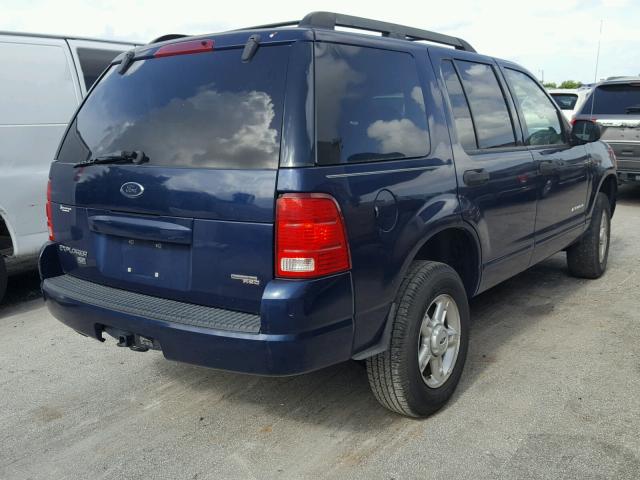 1FMZU73E55UC01089 - 2005 FORD EXPLORER X BLUE photo 4