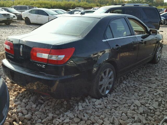 3LNHM26T48R610513 - 2008 LINCOLN MKZ BLACK photo 4