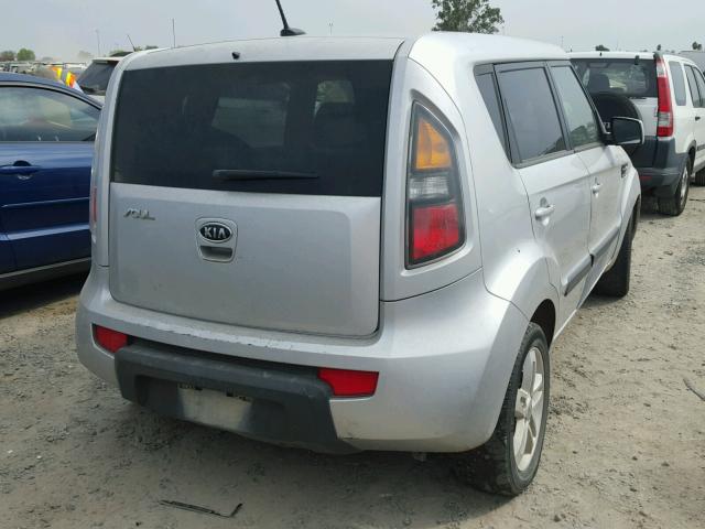 KNDJT2A28B7718350 - 2011 KIA SOUL SILVER photo 4