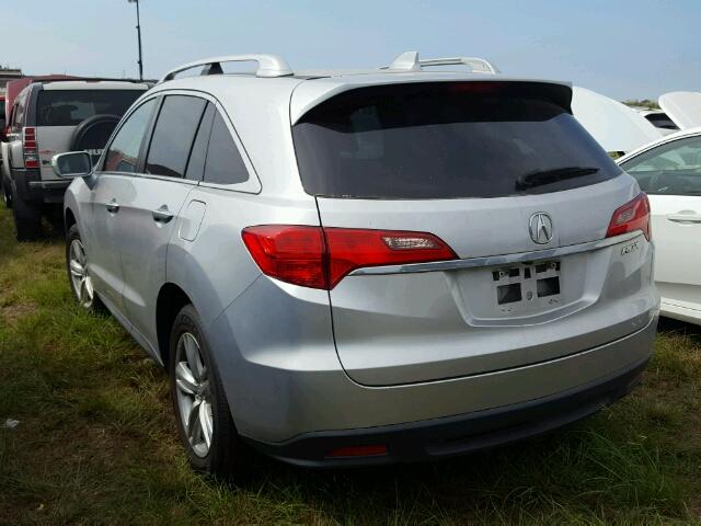 5J8TB3H54DL000338 - 2013 ACURA RDX SILVER photo 3