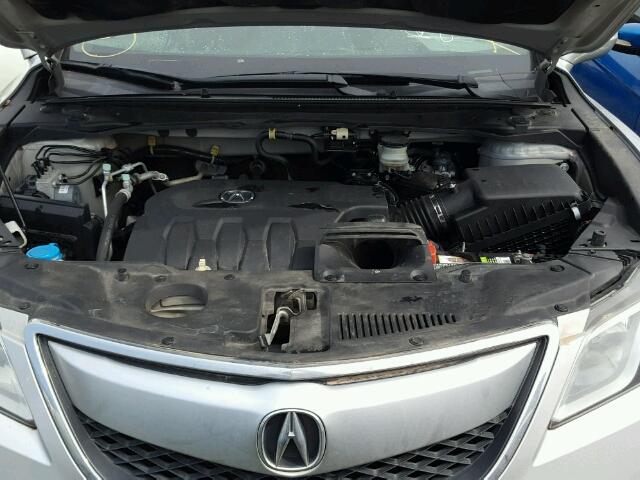 5J8TB3H54DL000338 - 2013 ACURA RDX SILVER photo 7