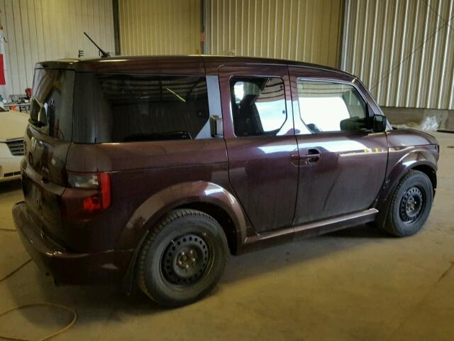 5J6YH17927L800355 - 2007 HONDA ELEMENT SC PURPLE photo 4