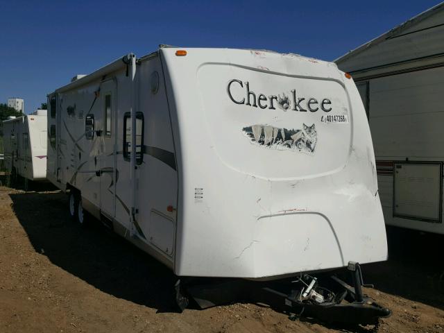 4X4TCKE238X105994 - 2008 WILDWOOD TRAILER WHITE photo 1