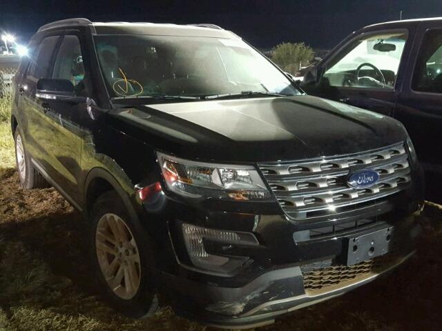 1FM5K7D83HGA91062 - 2017 FORD EXPLORER X BLACK photo 1