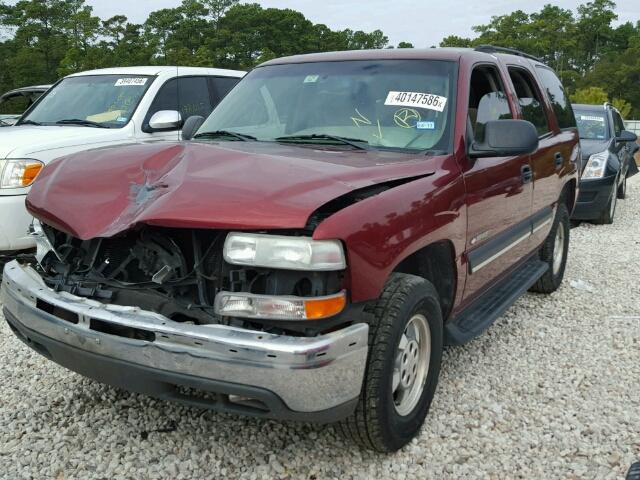 1GNEC13V03R219350 - 2003 CHEVROLET TAHOE C150 MAROON photo 2