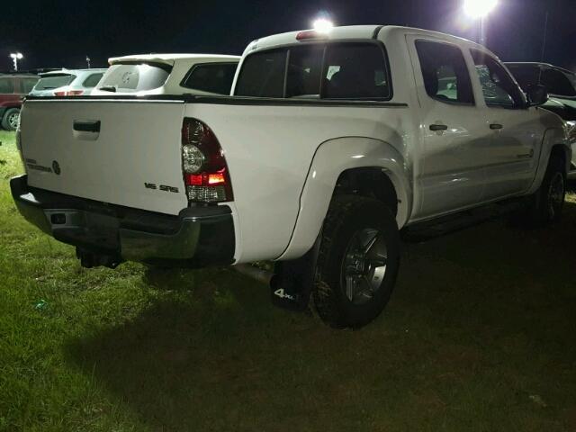 5TFLU4EN5DX063346 - 2013 TOYOTA TACOMA WHITE photo 4