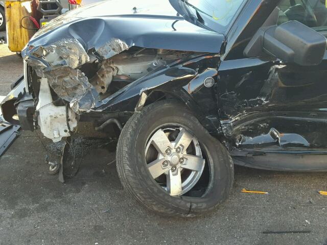 1J8HG58216C301507 - 2006 JEEP COMMANDER შავი ფოტო 10