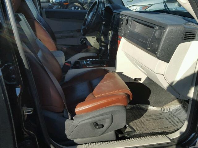 1J8HG58216C301507 - 2006 JEEP COMMANDER შავი ფოტო 5