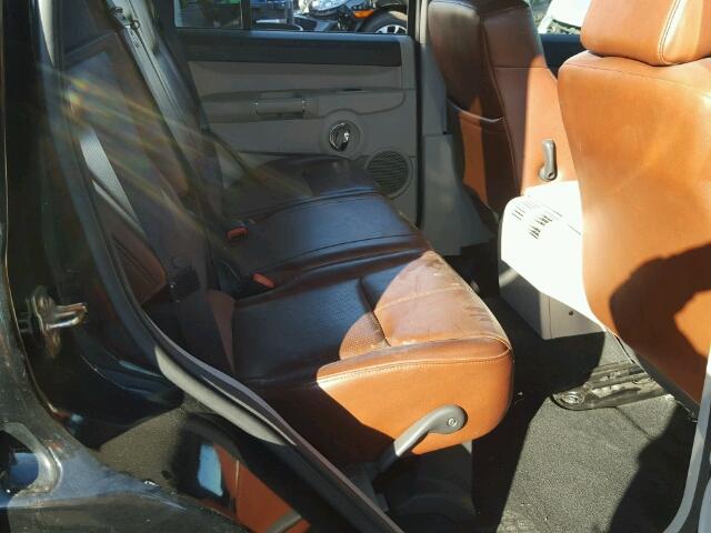 1J8HG58216C301507 - 2006 JEEP COMMANDER შავი ფოტო 6