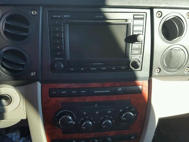 1J8HG58216C301507 - 2006 JEEP COMMANDER შავი ფოტო 9