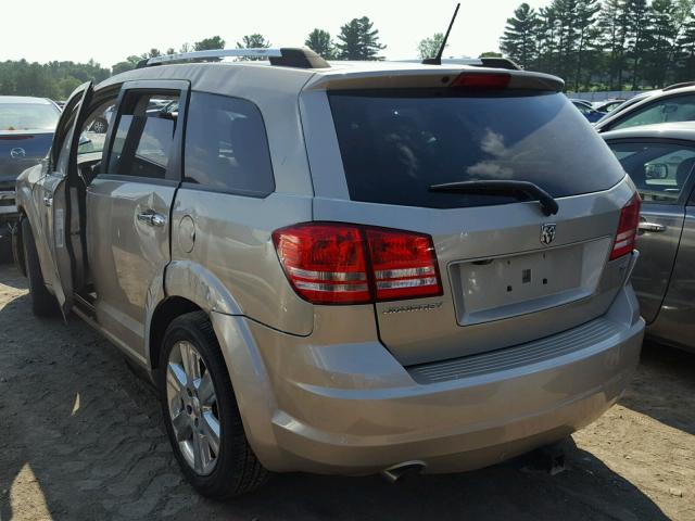 3D4GG67V49T192122 - 2009 DODGE JOURNEY R/ GOLD photo 3