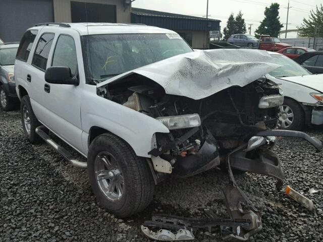 1GNEK13Z35J245450 - 2005 CHEVROLET TAHOE WHITE photo 1