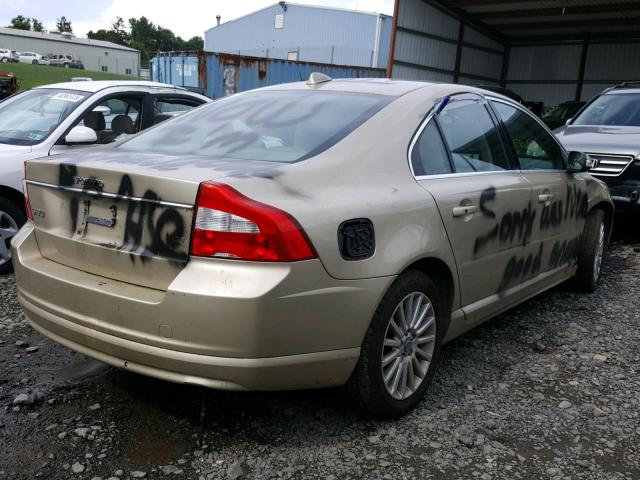 YV1AS982671018798 - 2007 VOLVO S80 3.2 BEIGE photo 4