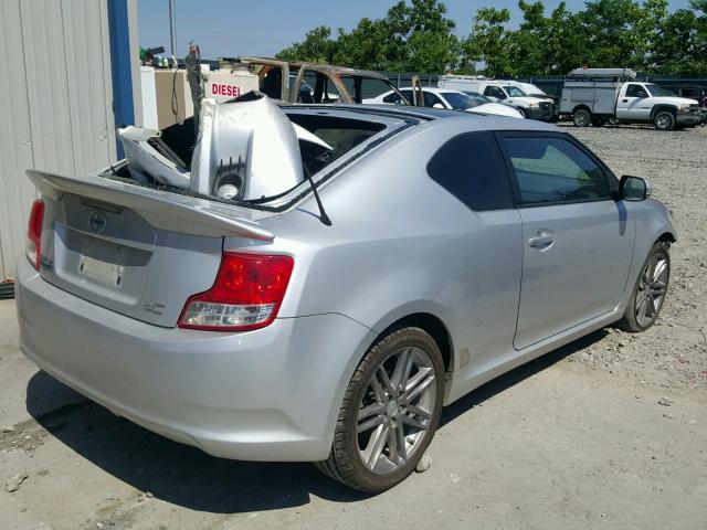 JTKJF5C79B3005586 - 2011 TOYOTA SCION TC 银色 照片 4