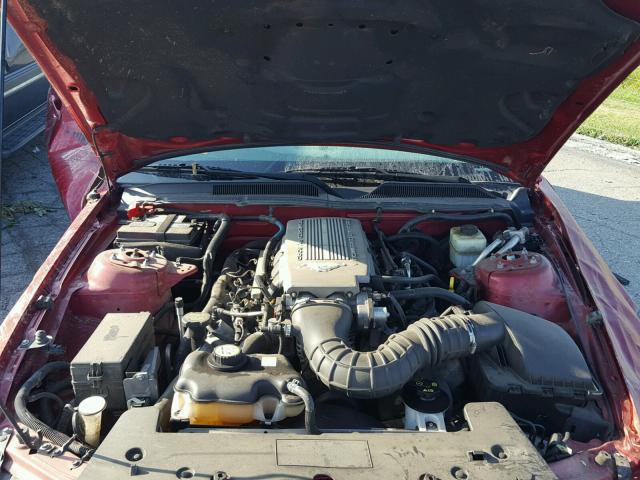 1ZVHT85H365221124 - 2006 FORD MUSTANG RED photo 7