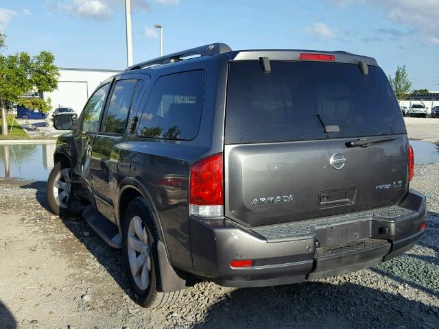 5N1BA08D48N622298 - 2008 NISSAN ARMADA SE GREEN photo 3